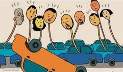 Illustration rubberneck - Image 2