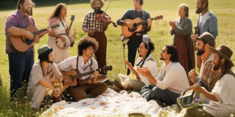 Visuelle Illustration von volk: Volksmusik - Bild 1