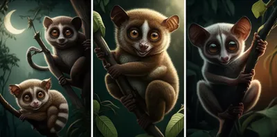 Illustration prosimians