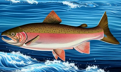 Illustration salmon