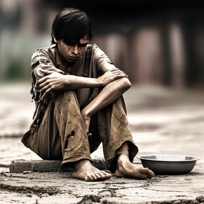 Illustration beggar - Image 1