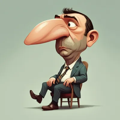 Illustration caricatured