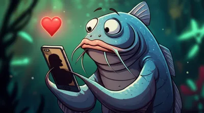 Illustration catfishing - Image 1