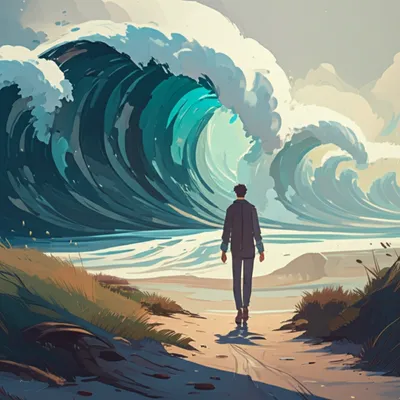 Illustration wave - Image 1