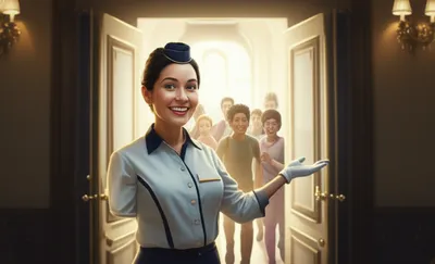 Illustration ushering - Image 1