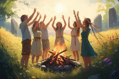 Illustration midsummer - Image 1