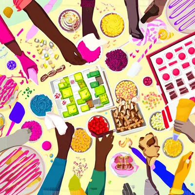 Illustration confectionery - Image 1