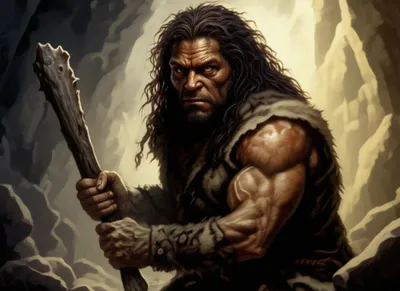 Illustration caveman - Image 1