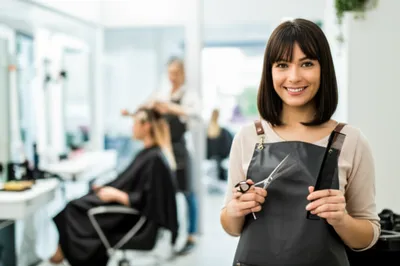 Illustration coiffeuse - Image 1