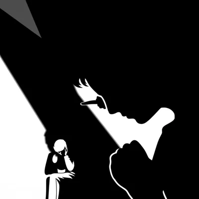 Illustration threatening