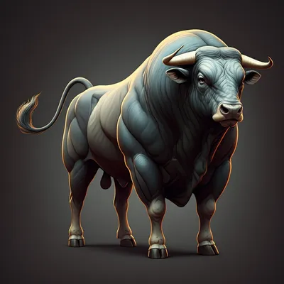 Illustration bull - Image 1