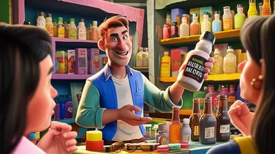 Illustration hucksters - Image 1