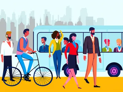 Illustration commute - Image 1