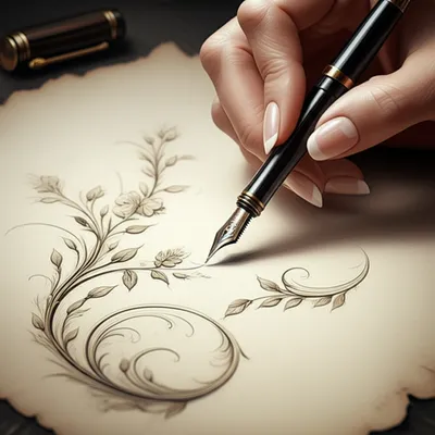 Illustration flourish - Image 1
