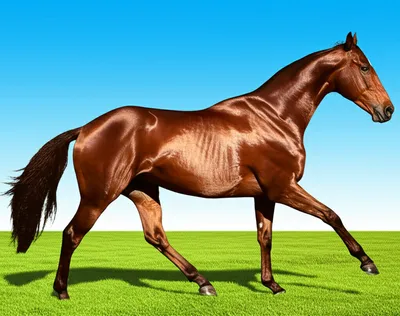 Illustration thoroughbred