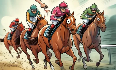 Illustration jockeys - Image 1