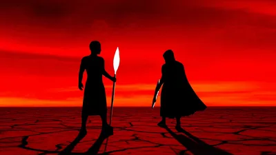 Illustration showdown