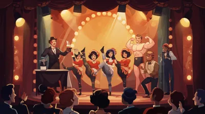 Illustration vaudeville - Image 1