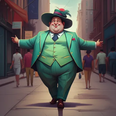 Illustration swaggering