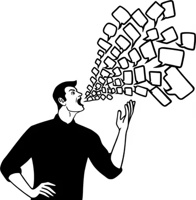 Illustration loudmouth - Image 1