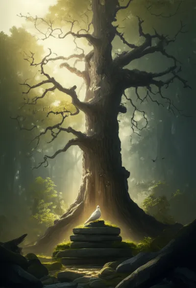 Illustration solemn - Image 1