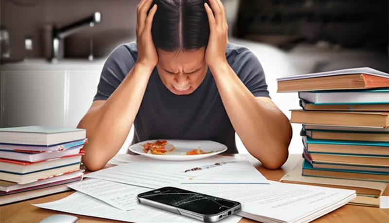 Illustration visuelle du mot « stressful » - Stressant, pénible