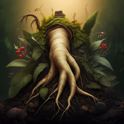 Illustration ginseng - Image 1