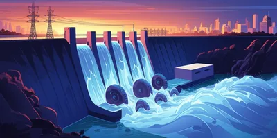 Illustration hydroelectric - Image 1