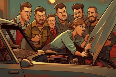 Illustration woman - Image 1