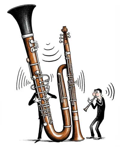Illustration contrabassoon