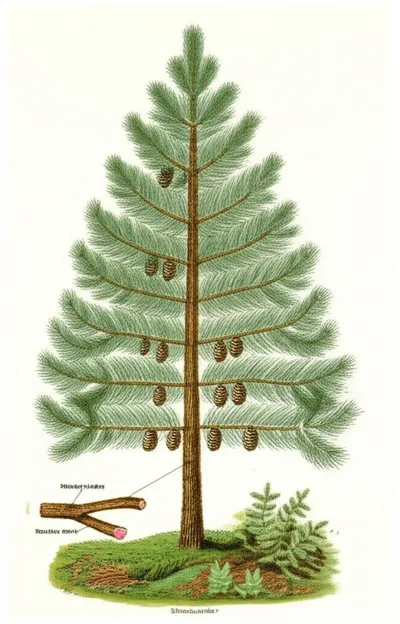 Illustration conifer