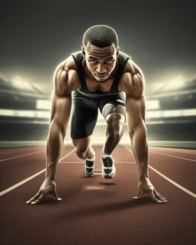 Illustration sprinter - Image 1