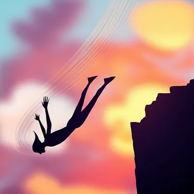 Illustration headlong - Image 1