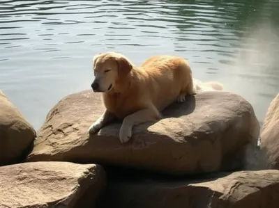 Illustration basking - Image 1