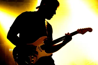 Illustration guitarist