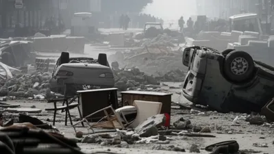 Illustration barricades - Image 1