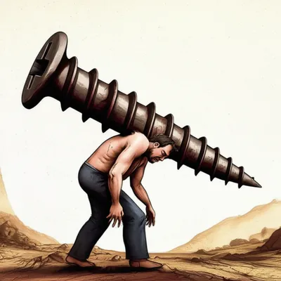 Illustration screwed - Image 1