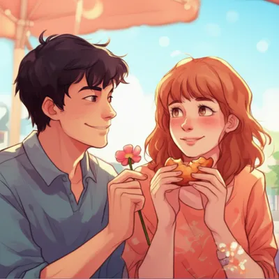 Illustration flirting - Image 1