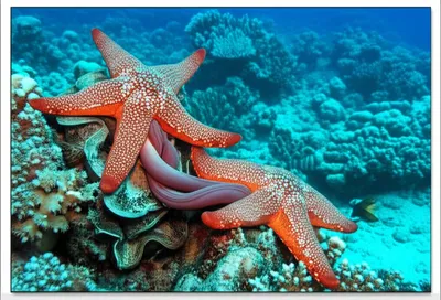 Illustration starfishes
