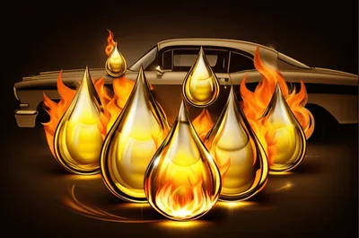 Illustration gasoline