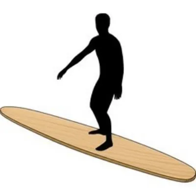 Illustration surfboard