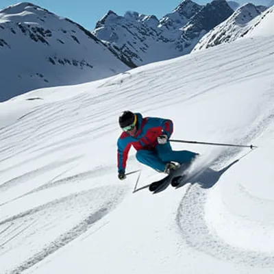 Illustration downhill - Image 1