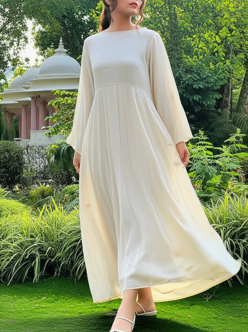 Illustration visuelle de banyan: Une robe ample, un banyan - Image 1