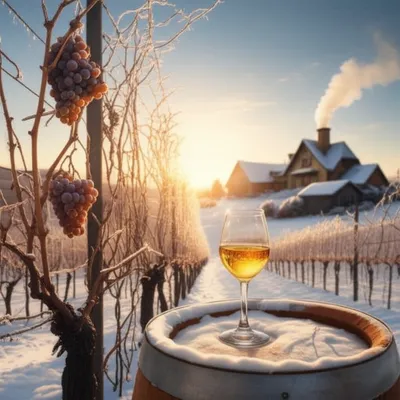 Illustration eiswein