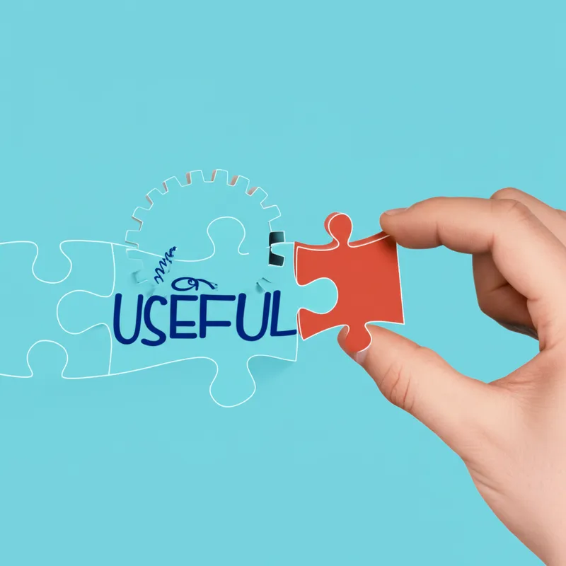 Визуальная иллюстрация слова «useful» - Полезный, пригодный