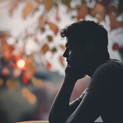 Illustration pensive