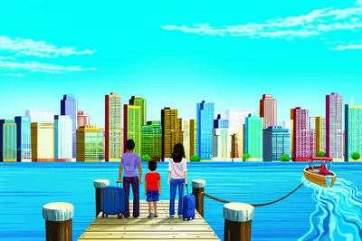 Illustration immigrated