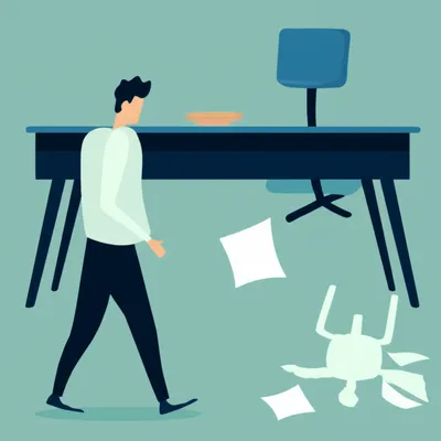 Illustration resign - Image 1