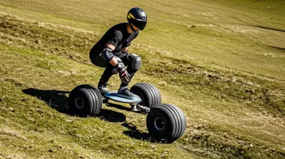 Illustration mountainboard