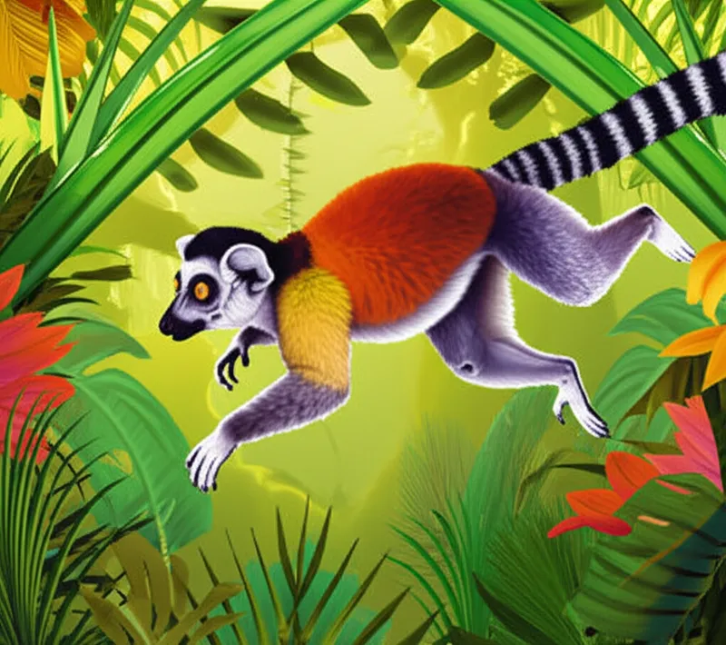 Ilustración visual de la palabra "endemic" - Un endémico